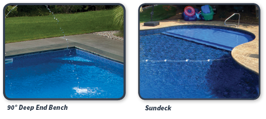We offer many options for adding Lounging Areas During Your Pool Remodel