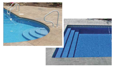 Luxury Pool Entry Systems for Polymer Inground Pools