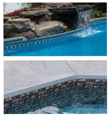 View Vinyl Pool Liner Patterns and Options SunPro Inground Swimming Pools - Timeless Beauty